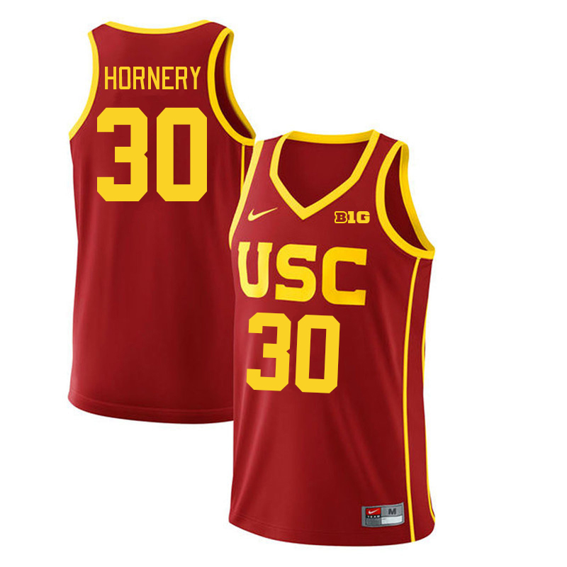 USC Trojans #30 Harrison Hornery Big 10 Conference College Basketball Jerseys Stitched Sale-Cardinal